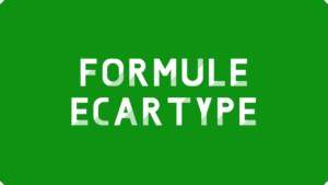 Formule ECARTYPE