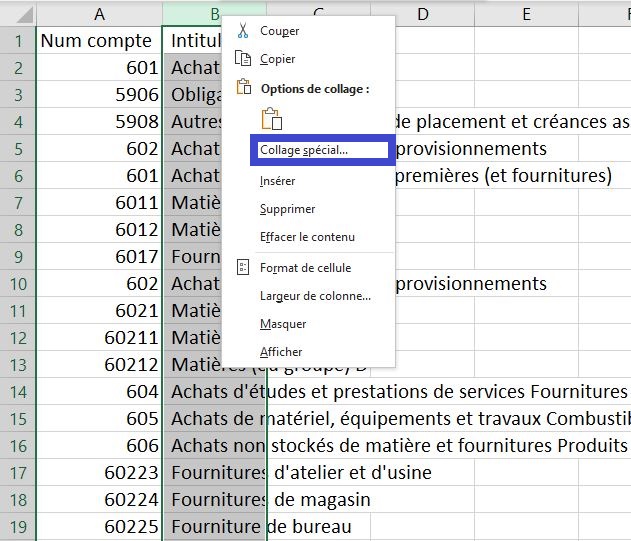 Séparer le contenu d'une cellule sur Excel