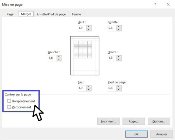 Ajuster la zone d'impression d'un fichier Excel - Apprendre Excel