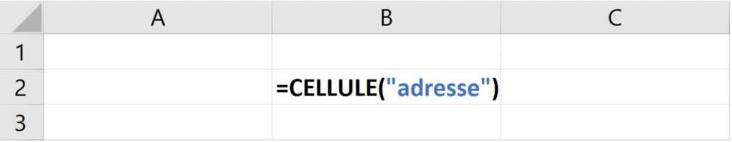 La formule CELLULE - Apprendre Excel